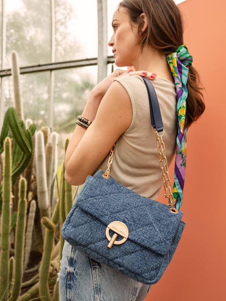 Linnen Moon Crossbody Bag Vanessa bruno Blue moon 70V40329