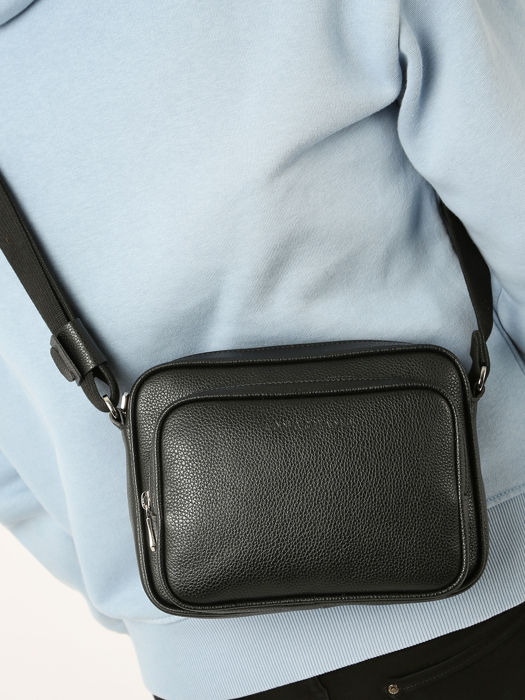 Longchamp Le foulonné Sacs porté travers Noir