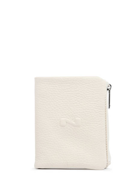 Leather Rallye Wallet Nathan baume Beige original n 476N