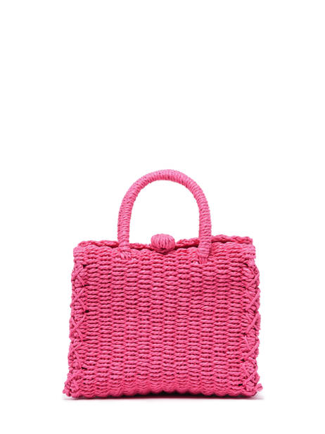 Sac Porté Main Beach Paille Miniprix Rose beach 925