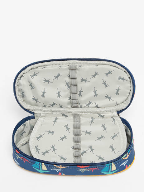 Trousse 1 Compartiment Cameleon Bleu retro PLUM vue secondaire 1