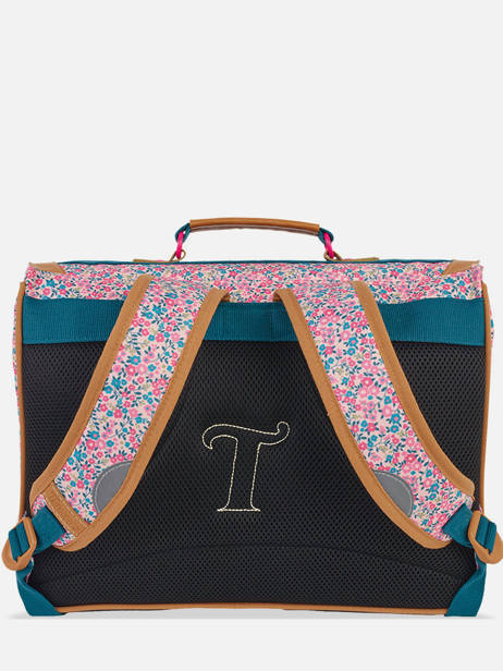 2-compartment  Satchel Tann's Pink les fantaisies f 38132 other view 4