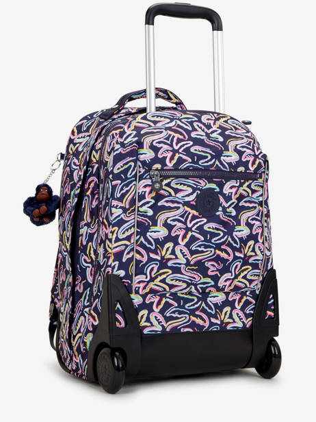 2-compartment Wheeled Schoolbag With 15