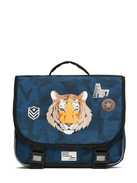 2-compartment Satchel Skooter Blue cool claws 2450