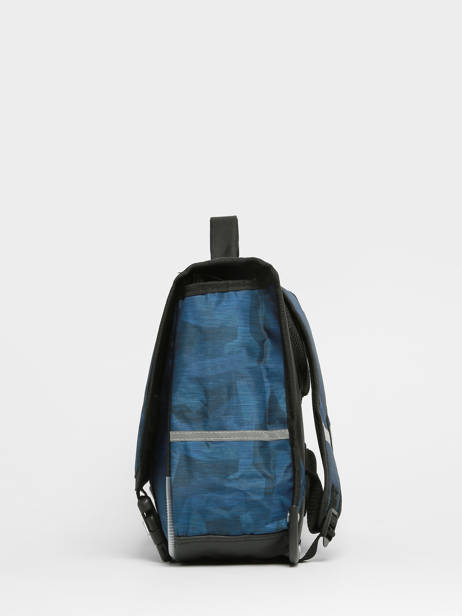 2-compartment Satchel Skooter Blue cool claws 2450 other view 2