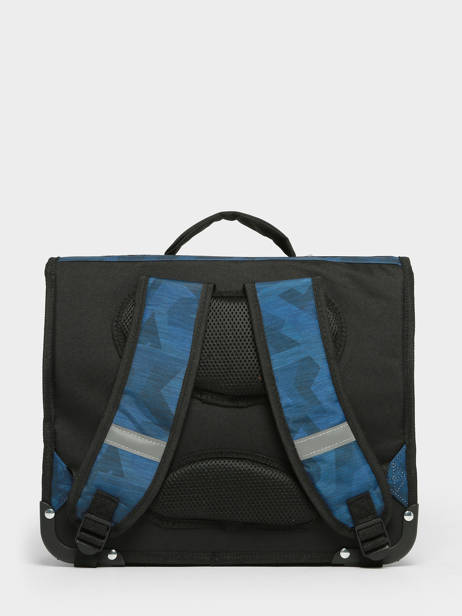 2-compartment Satchel Skooter Blue cool claws 2450 other view 4