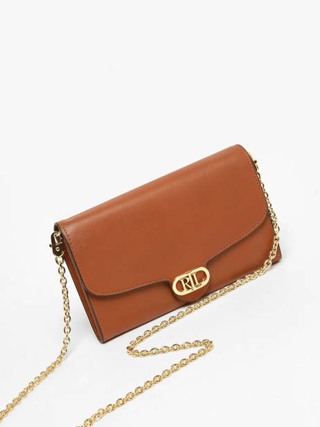 Sac Bandoulière Adair Cuir Lauren ralph lauren Marron adair 31902100 vue secondaire 2