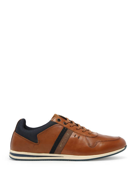 Sneakers Living En Cuir Redskins Marron men LIVING1