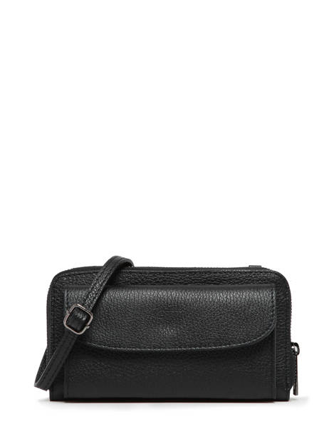 Sac Bandoulière Portefeuille Caviar Cuir Milano Noir caviar CA23068