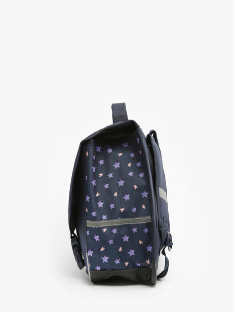 1 Compartment Satchel Milky kiss Blue horse universe 3383 other view 2