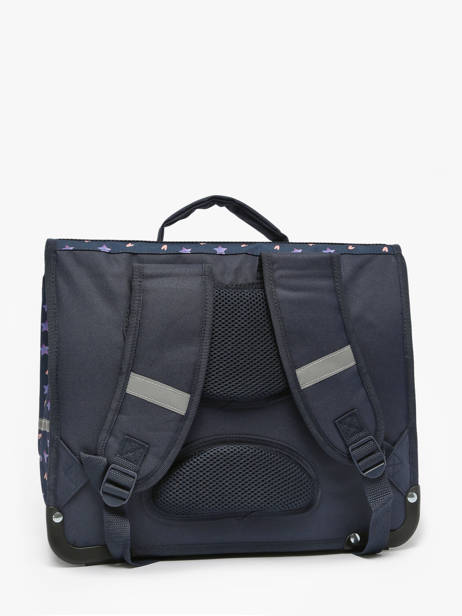 1 Compartment Satchel Milky kiss Blue horse universe 3383 other view 4