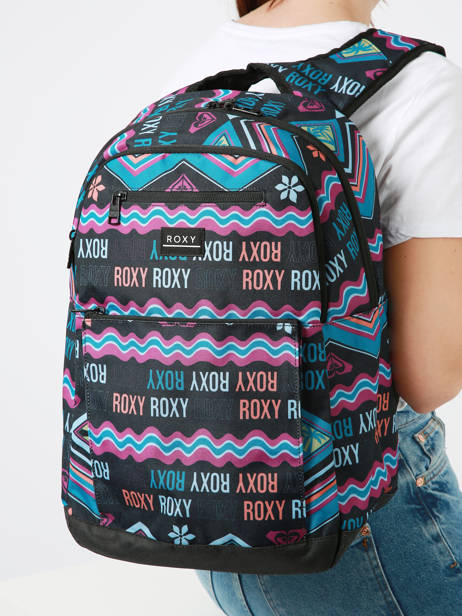 Sac à Dos 3 Compartiments Roxy Multicolore back to school RJBP4665 vue secondaire 1