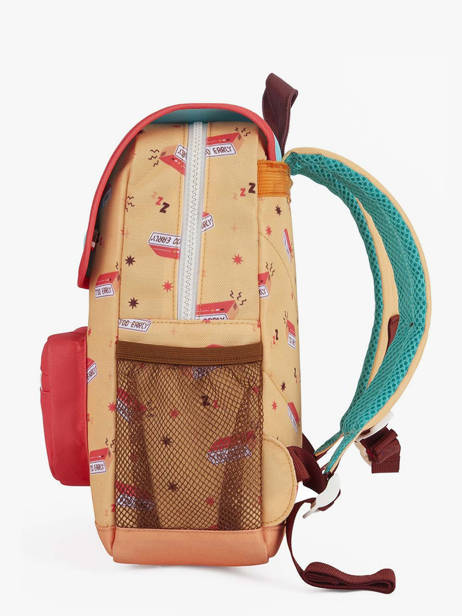Backpack Hello hossy Multicolor cool kids P6 other view 2